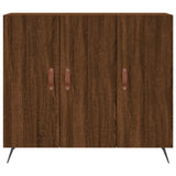 Brown oak sideboard 90x34x80 cm engineered wood