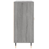 Sonoma graues Sideboard 90x34x80 cm, Holzwerkstoff