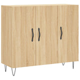 Sonoma oak sideboard 90x34x80 cm engineered wood