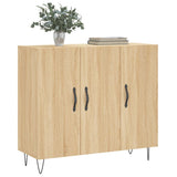 Sonoma oak sideboard 90x34x80 cm engineered wood