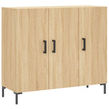 Sonoma oak sideboard 90x34x80 cm engineered wood