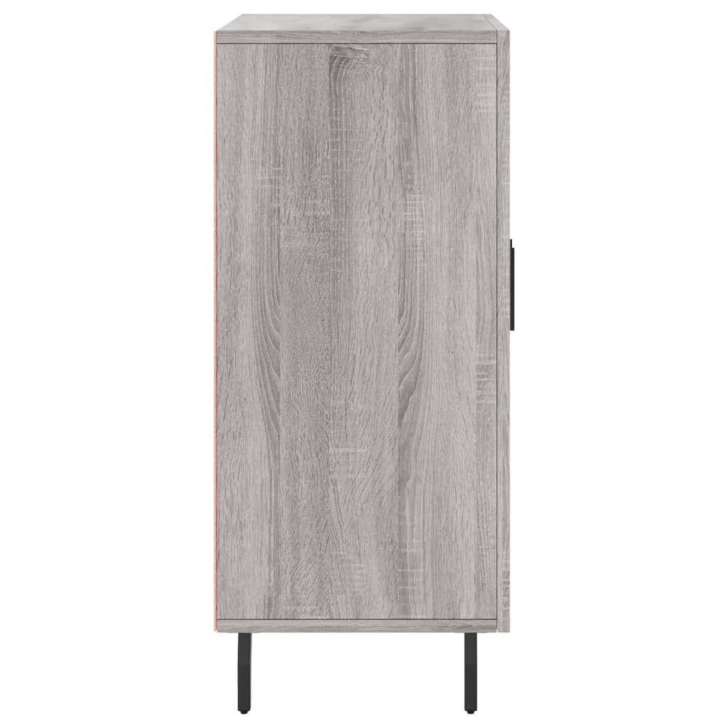 Sonoma gray sideboard 90x34x80 cm engineered wood