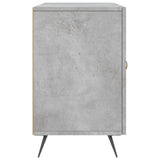 Concrete gray sideboard 100x36x60 cm engineered wood