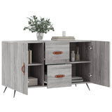 Buffet sonoma gris 100x36x60 cm bois d'ingénierie