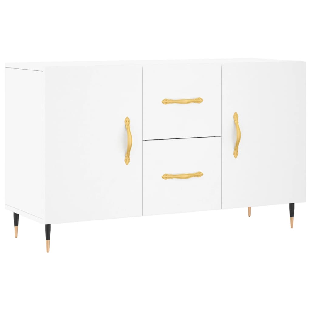 Weißes Sideboard 100x36x60 cm aus Holzwerkstoff