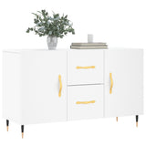 Weißes Sideboard 100x36x60 cm aus Holzwerkstoff