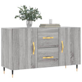 Buffet sonoma gris 100x36x60 cm bois d'ingénierie