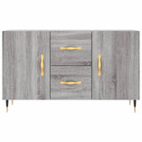 Buffet sonoma gris 100x36x60 cm bois d'ingénierie