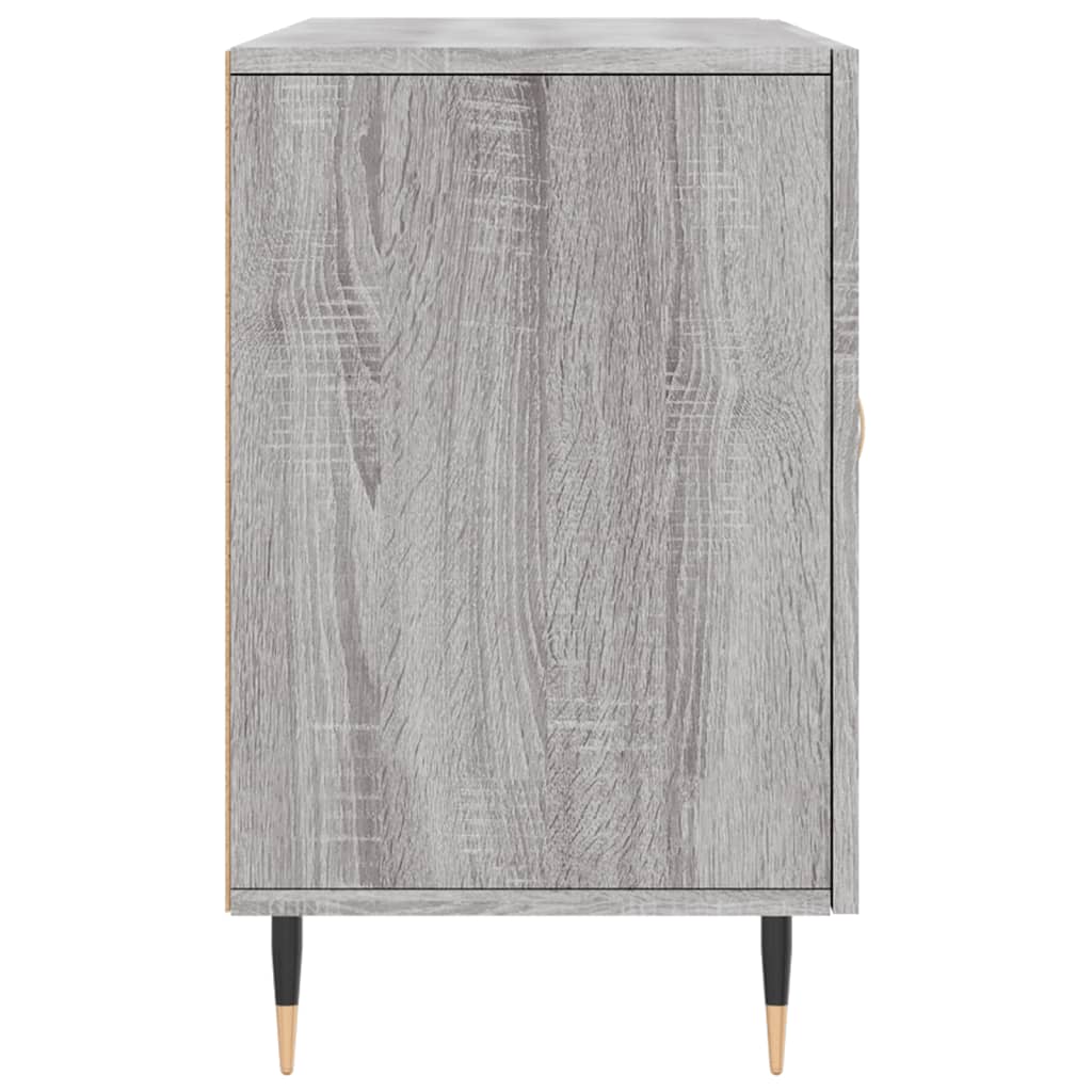 Buffet sonoma gris 100x36x60 cm bois d'ingénierie