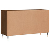 Sideboard aus brauner Eiche, 100 x 36 x 60 cm, Holzwerkstoff