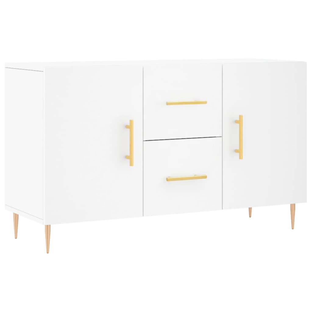 Weißes Sideboard 100x36x60 cm aus Holzwerkstoff