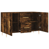 Smoked oak sideboard 100x36x60 cm engineered wood