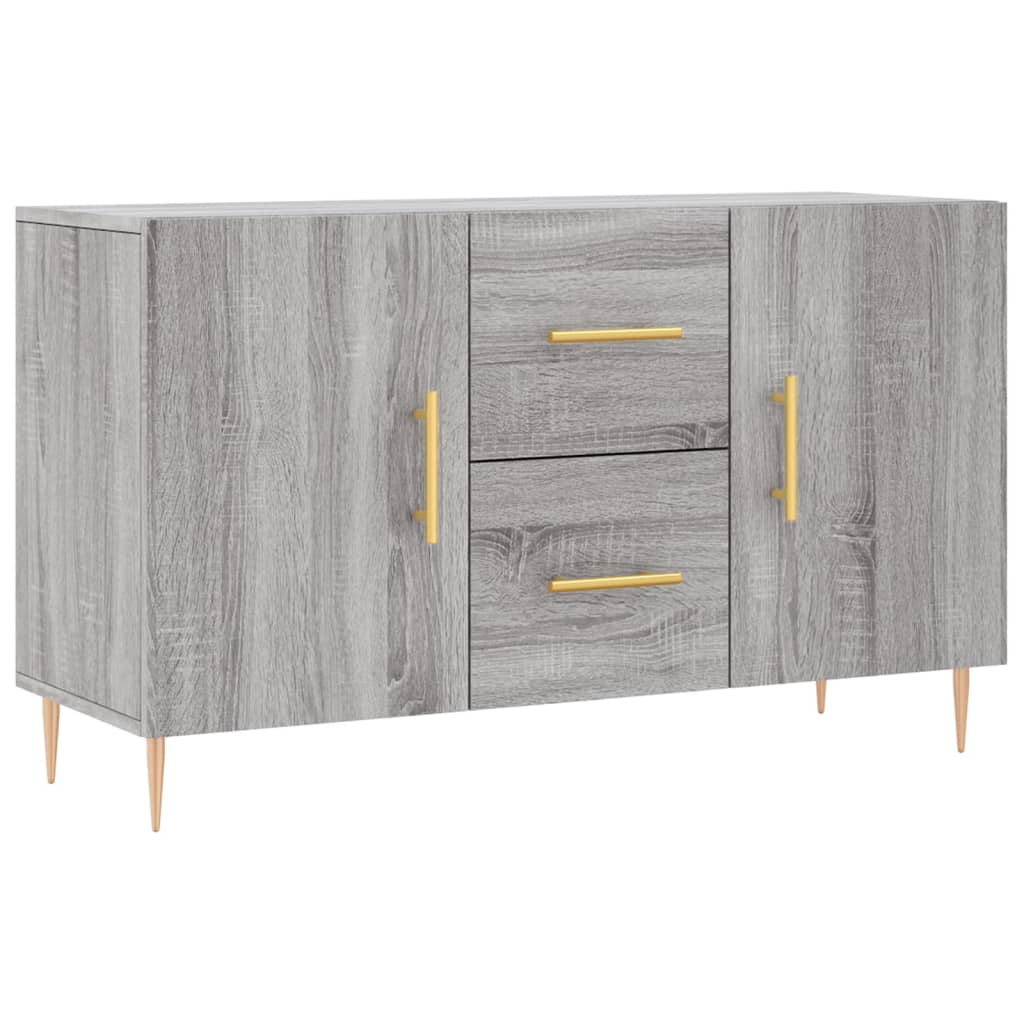 Sonoma gray sideboard 100x36x60 cm engineered wood