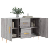 Sonoma graues Sideboard 100x36x60 cm, Holzwerkstoff