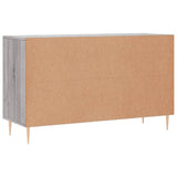 Sonoma graues Sideboard 100x36x60 cm, Holzwerkstoff