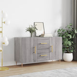 Sonoma graues Sideboard 100x36x60 cm, Holzwerkstoff