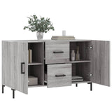 Sonoma graues Sideboard 100x36x60 cm, Holzwerkstoff