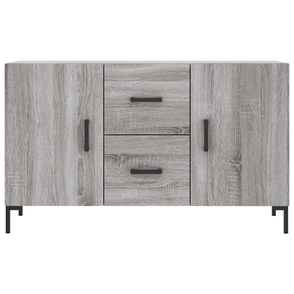 Sonoma graues Sideboard 100x36x60 cm, Holzwerkstoff