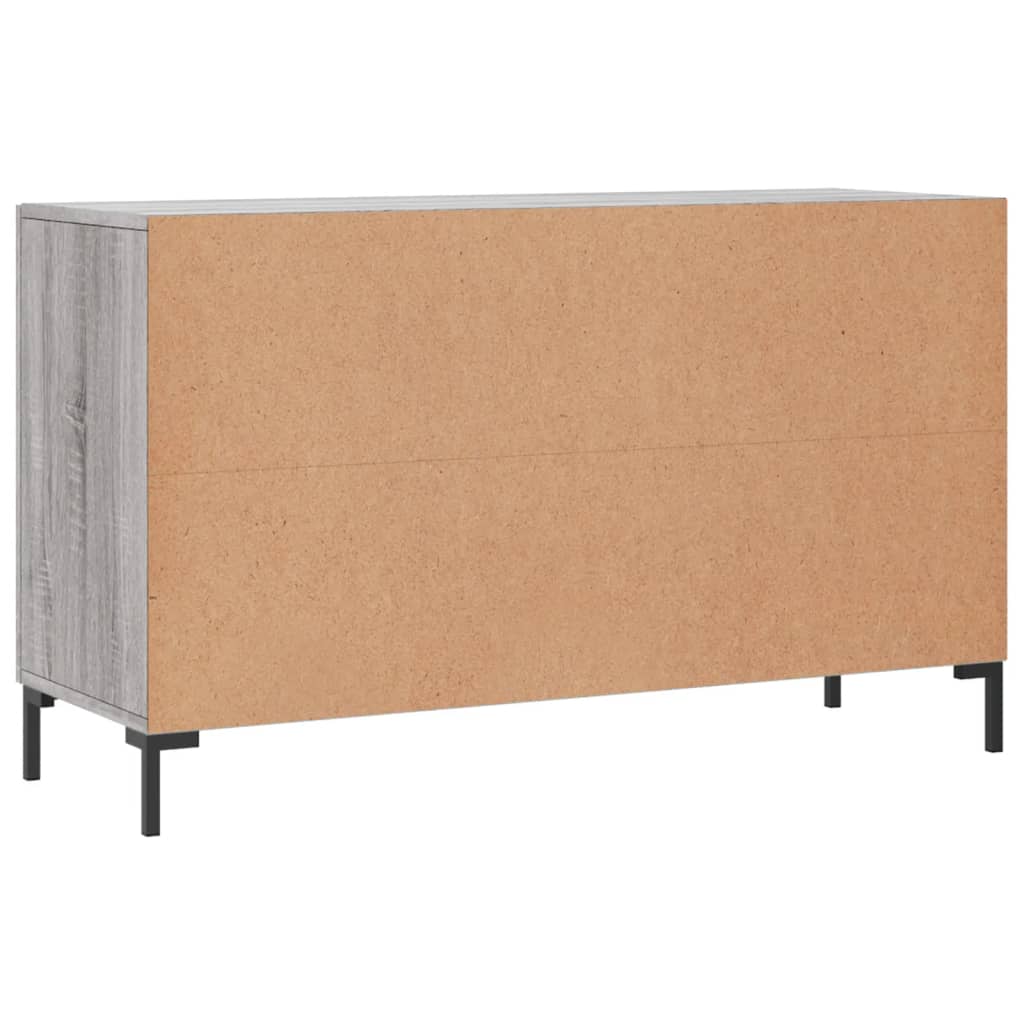 Sonoma graues Sideboard 100x36x60 cm, Holzwerkstoff