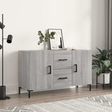 Sonoma graues Sideboard 100x36x60 cm, Holzwerkstoff