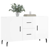 Hochglanzweißes Sideboard 100x36x60 cm aus Holzwerkstoff