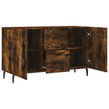 Smoked oak sideboard 100x36x60 cm engineered wood