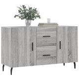 Sonoma graues Sideboard 100x36x60 cm, Holzwerkstoff