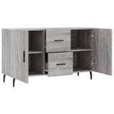 Sonoma graues Sideboard 100x36x60 cm, Holzwerkstoff