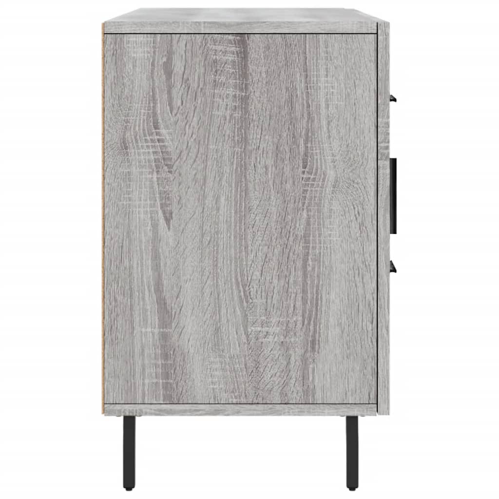 Sonoma graues Sideboard 100x36x60 cm, Holzwerkstoff