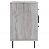 Sonoma graues Sideboard 100x36x60 cm, Holzwerkstoff