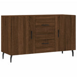 Brown oak sideboard 100x36x60 cm engineered wood