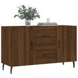 Brown oak sideboard 100x36x60 cm engineered wood