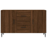 Brown oak sideboard 100x36x60 cm engineered wood