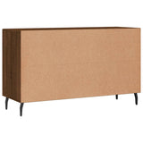 Brown oak sideboard 100x36x60 cm engineered wood