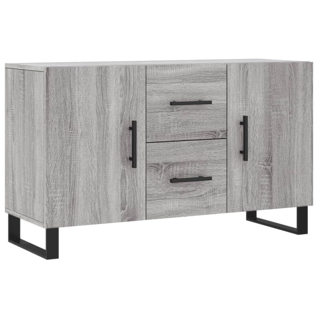 Buffet sonoma gris 100x36x60 cm bois d'ingénierie