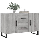 Buffet sonoma gris 100x36x60 cm bois d'ingénierie