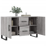 Buffet sonoma gris 100x36x60 cm bois d'ingénierie