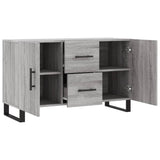 Buffet sonoma gris 100x36x60 cm bois d'ingénierie