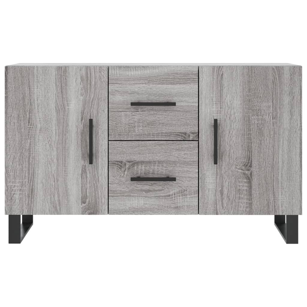 Buffet sonoma gris 100x36x60 cm bois d'ingénierie