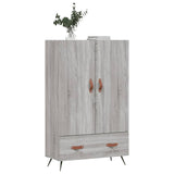 Sonoma hohes Sideboard grau 69,5 x 31 x 115 cm, Holzwerkstoff