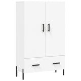 White high sideboard 69.5x31x115 cm engineered wood