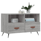 Meuble TV Sonoma gris 80x36x50 cm Bois d'ingénierie