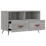 Meuble TV Sonoma gris 80x36x50 cm Bois d'ingénierie