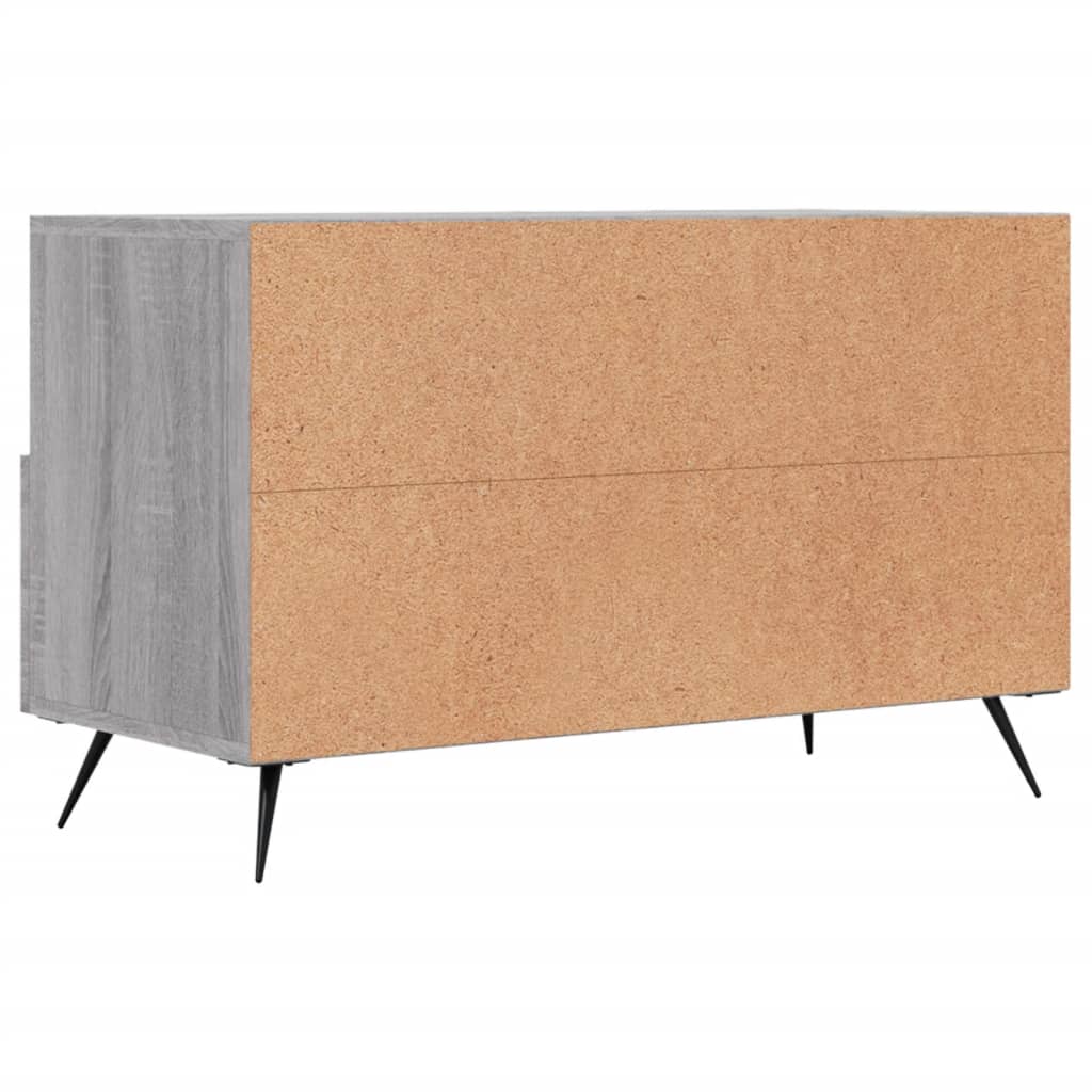 Meuble TV Sonoma gris 80x36x50 cm Bois d'ingénierie