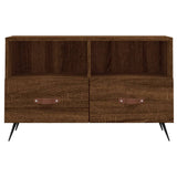 Meuble TV Chêne marron 80x36x50 cm Bois d'ingénierie