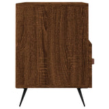 Meuble TV Chêne marron 80x36x50 cm Bois d'ingénierie