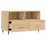 Meuble TV Chêne sonoma 80x36x50 cm Bois d'ingénierie