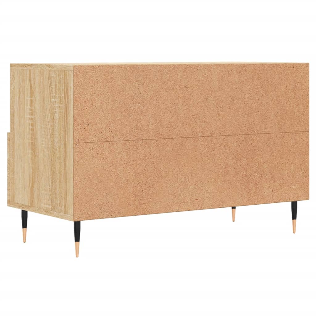 Meuble TV Chêne sonoma 80x36x50 cm Bois d'ingénierie