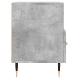 Meuble TV Gris béton 80x36x50 cm Bois d'ingénierie