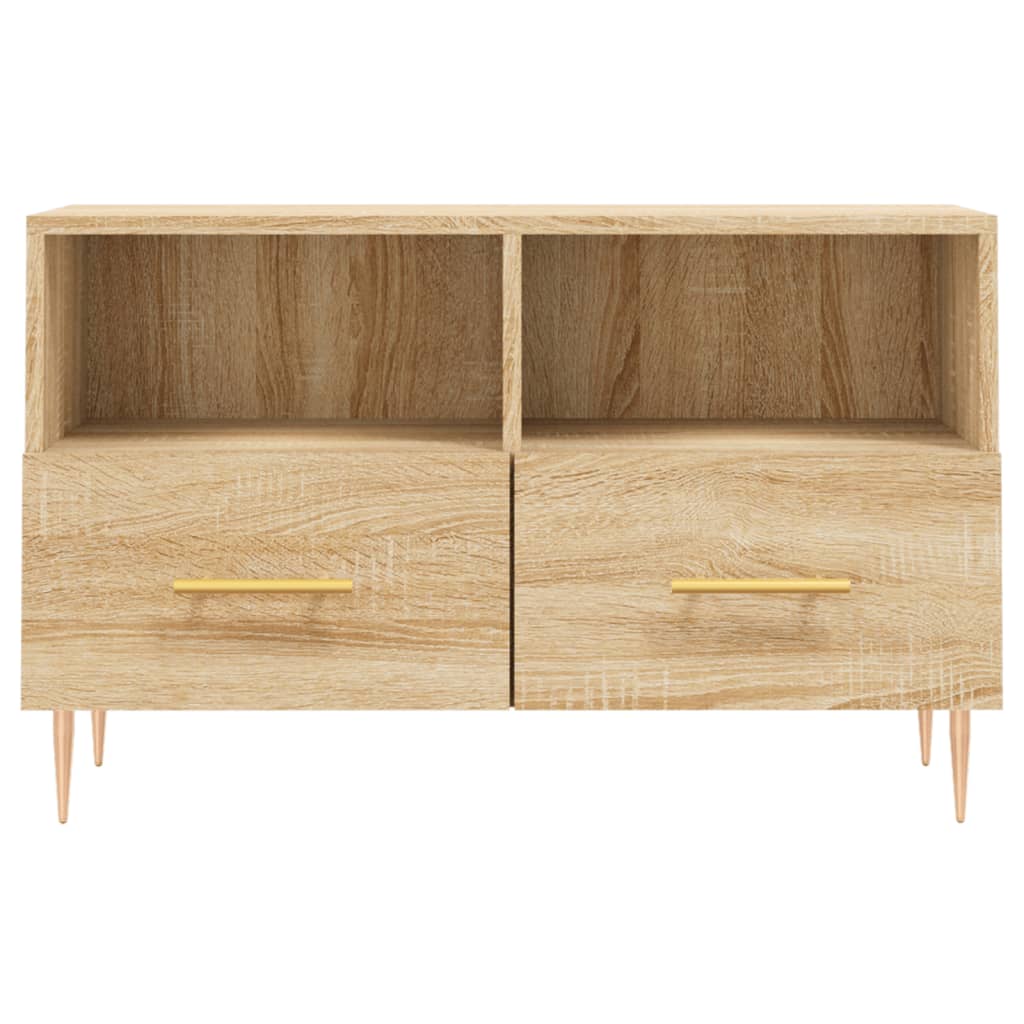 Meuble TV Chêne sonoma 80x36x50 cm Bois d'ingénierie